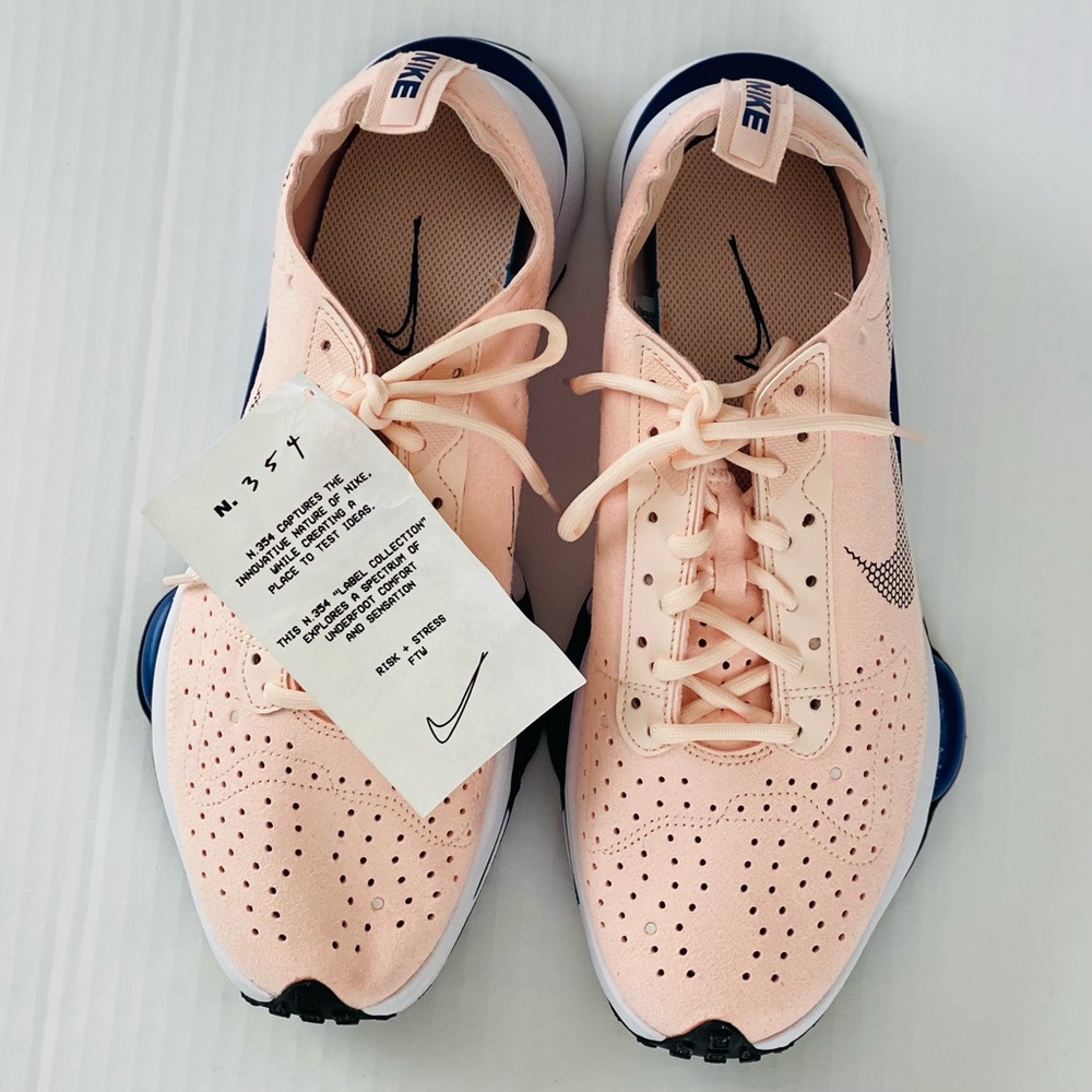 NWT Nike Women’s Air Zoom Type Sneaker, Orange Pearl Deep Royal Blue, Size 11 - Picture 4 of 16